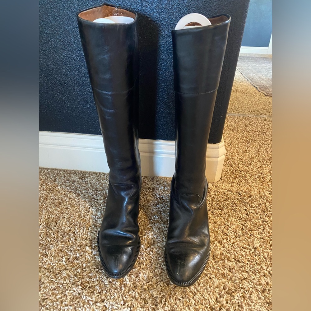 Vero cuoio vintage Leather Knee-High Boots